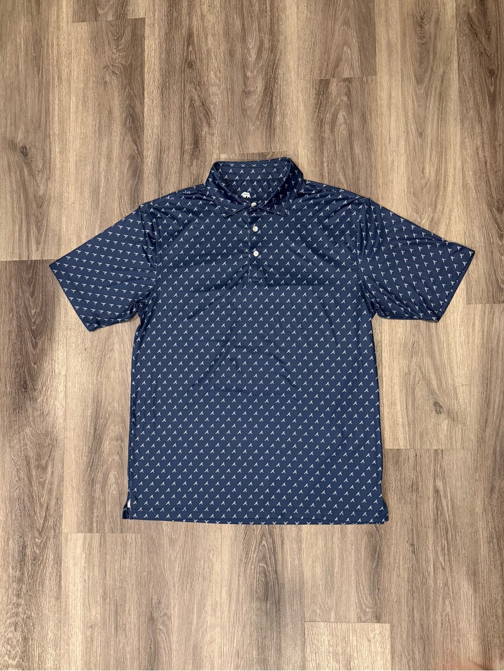 Onward Reserve Men's Printed Polo Shirt - Atlanta Braves